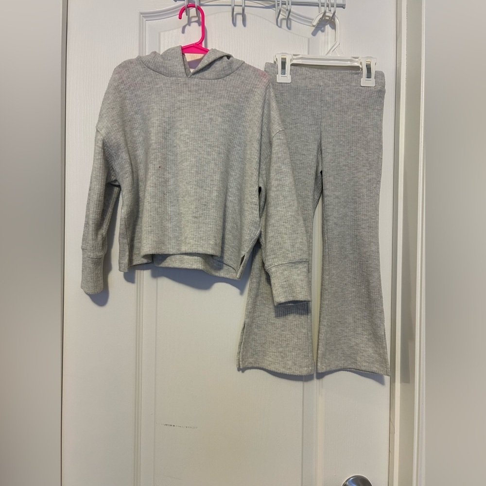 Old Navy Ribbed Hoodie Lounge Set Girls 5T